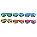 Totem World 60 Plastic Neon Party Sunglasses - Colorful 80s Shades with Hinges and Scratch-Free Lenses - Perfect as Party Favors or Retro Fashion Accessories - Variety of Colors