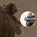 Vbestlife Helmet Flashlight Holder Mount Tactical Airsoft Quick Release Flashlight Clamp Fit Fast Helmet Rail Portable Plastic Torch Mount Flashlight Holder Bracket for Helmet Helmet Mounted flas
