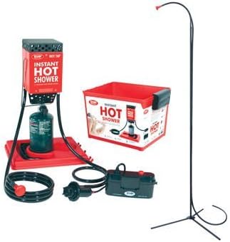 ZodiTM Hot TapTM Portable Instant Hot Shower with Shower Pole by Zodi