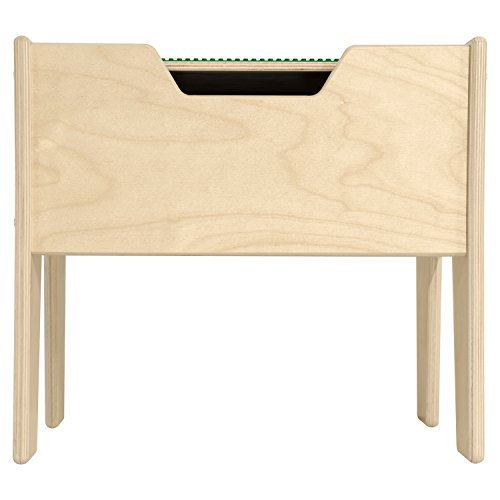 Contender C991300-G 2-N-1 Activity Table with Green Lego Compatible Top - RTA - Thumbnail 4