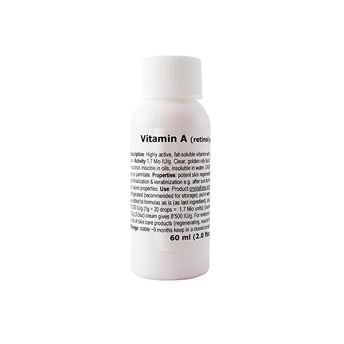 MakingCosmetics - Vitamin A (retinyl palmitate) - 2.0floz / 60ml - Cosmetic Ingredient