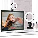 Video Conference Lighting Kit, Firbon Ring Light