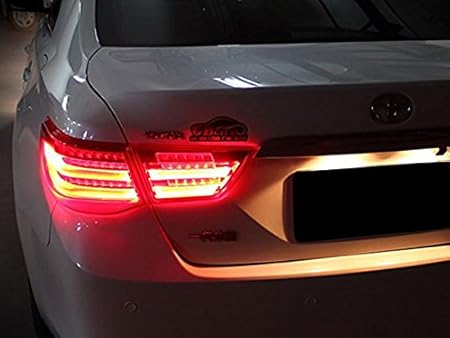 Amazon マークx 130 前期 ファイバー フル Led テールランプ 左右セット ブレーキ テールランプ 車 バイク