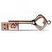 Aneew 16GB 2.0 Pendrive Vintage Metal Copper Heart Key Model USB Flash Drive Memory Stick U Disk Thumb Gift