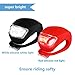 REFUN Bicycle Light - Front and Rear Silicone LED Bike Light Set - High Intensity Multi-Purpose Water Resistant Headlight - Taillight for Cycling Safety,Batteries Included,4 Pack