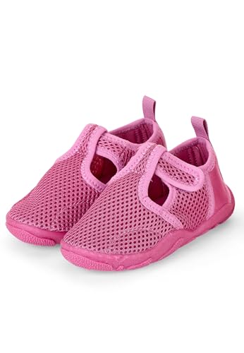 Sterntaler Zapatillas de baño para bebé, Secado rápido, de Malla aireada con Cierre de, cómodas Zapatillas de Playa, Color Morado., 25/26 EU