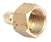 Forney 75123 Pressure Washer Accessories, Quick Coupler Plug, 1/4-Inch-by-M22F