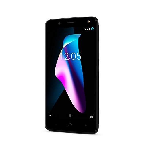 bq c000285 13,20 cm (5,2 Pulgadas) Smartphone Aquaris V (32 + 3GB) (12MP Cámara, Qualcomm Snapdragon 435 Octa Core, Android 8 Oreo.), 148,1 X 73 x 8,4 mm Deep Negro