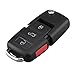 For 02 03 04 05 06 07 08 09 10 11 2002- 2011 Volkswagen Jetta New 4 Buttons Keyless Remote Key Fob Shell Case No Chips Inside