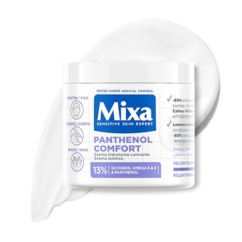 Crema Corporal Panthenol Comfort para pieles atópicas con 13% de [Glicerina + Pantenol]. Calma el picor. Apta para pieles sensibles y niños. 400 ml.
