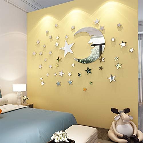 Moon and Stars Wall Stickers