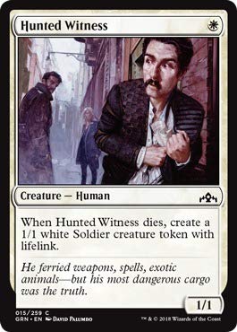 Magic: the Gathering - Hunted Witness (15/259) - Guilds of Ravnica