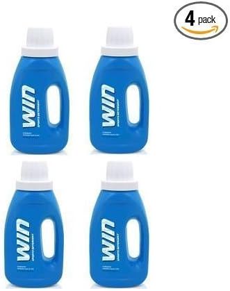 WIN Sports Detergent 4 Pack - 21oz Bottles(47 Cent/fl Oz) Best Value Per Bottle and Ounce - Double Your Order for $79.60 (8 Bottles)