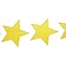 BLUE PANDA - 2-Pack Star Banner Garland Decorations - Twinkle Twinkle Star Baby Shower Party Decor Gold Stars Banner Birthday Decorations for Children - 10 Feet in Length