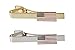 Official American Flag Tie Bar (Gold + Silver Tie Bar Set)