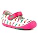 Momo Baby Girls First Walker/Toddler Mustache Mania Mary Jane Leather Shoes