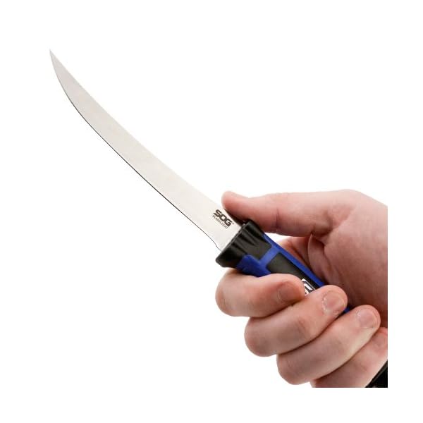 SOG-Specialty-Knives-Tools-BladeLight-Fillet-LED-Fixed-Knife-with-Straight-Edge-Steel-Blade-and-Hard-Nylon-Sheath SOG-Specialty-Knives-Tools-BladeLight-Fillet-LED-Fixed-Knife-with-Straight-Edge-Steel-Blade-and-Hard-Nylon-Sheath