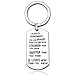 lauhonmin Stainless Steel Key Chain Ring You Are Braver Stronger Smarter Than You Think Pendant Family Friend Gift (Stainless Steel)
