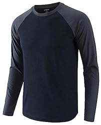 HARBETH Men's Casual Vintage Slim Fit Long Sleeve