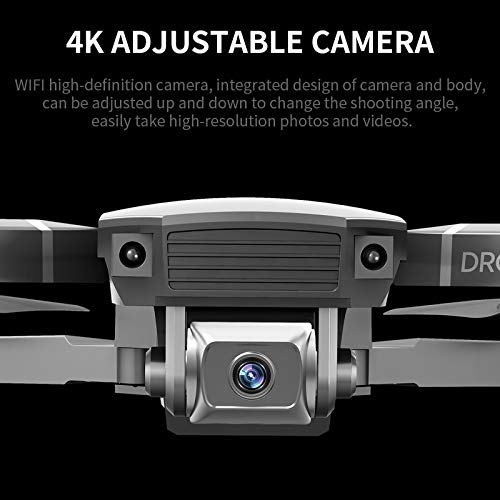 H702 Mini Drohne mit HD 4K Pixel Dual-Kamera, Bürstenlosen, 4-Achsen Faltbare Drohne, GPS WiFi FPV RC Quadcopter, Lange… – Bild 7