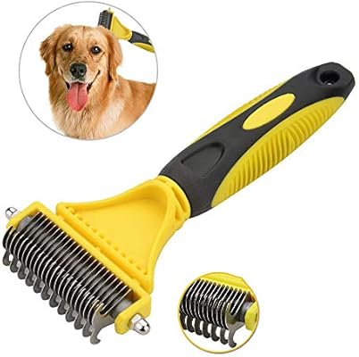 dog grooming comb with blade