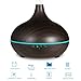 NexGadget Ultrasonic Aroma Essential Oil Diffuser - 300ML BPA Free Cool Mist Humidifier(Compatible with AC100-240V)with Auto Shut Off and Timer for Home,Office,Spa&More - Wood Grain