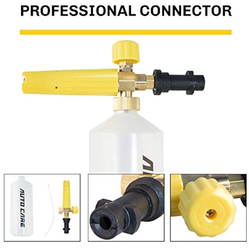 Adjustable Foam Cannon Gun For Karcher Snow Lance Adapter Soap