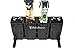 StoreYourBoard Ski Storage Rack, 4 Pair Freestanding Skis Floor Mount, Wide Skis