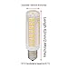 Ulight E12 led bulb Candelabra light bulbs 6W 650lm, jd e12 120V 60-75W halogen bulb replacement warm white for ceiling fan lighting, chandelier bulbs Pack of 4 (60W Warm White 3000K)