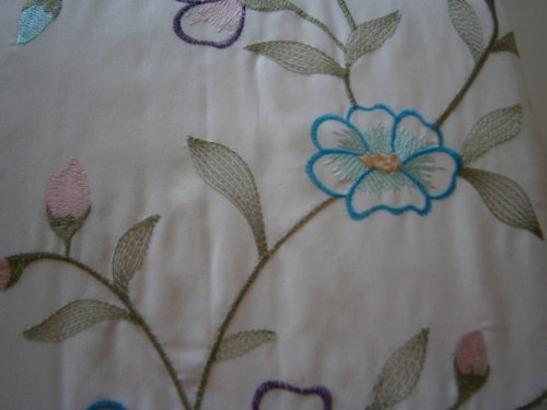 3pcs High Quality Fully Quilted Embroidery Quilts Bedspread Bed Coverlets Cover Set , Queen King (Beige/AquaBlue)