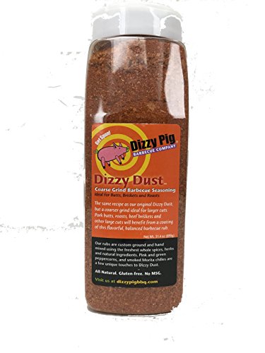 Dizzy Pig Dizzy Dust Coarse BBQ Rub Seasoning Spice - 32 Ounce Quart Shaker Bottle