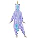 Newcosplay Homewear Childrens Unicorn Pajamas Sleeping Wear Animal Onesies Cosplay Costume (125#, Purple Unicorn)