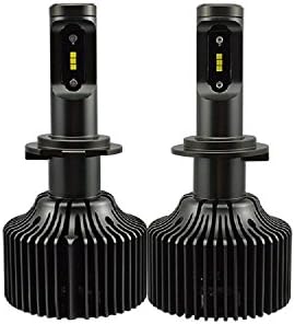 LED Headlight Bulb, Purishion Super Bright 60W 8400lm 6000K LED Headlight Kits 12V/24V DC High Power,P7 CSP Chips LED Car Headlight - 2YRS Warranty (H7)
