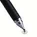 stylus,2 in 1 Fine Point Universal Capacitive Screen Touch Stylus Pen for Apple Ipad Samsung Galaxy Sony LG Huawei Silver