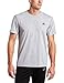adidas Men's Climagamer Tee, Medium Grey Heather/Dark Shale, Large