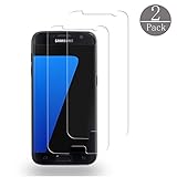 Galaxy S7 Screen Protector,Cabras [2 Pack]Tempered Glass [Touch Agile] 3D Glass Anti-Scratch, Anti-Fingerprint, Bubble Free [Easy to Install] for Samsung Galaxy S7