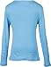 Ipuang Big Girls' Heart-shaped Long Sleeve T-Shirt 10 Oceanblue