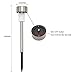 Twinkle Star 12 Pcs Solar Pathway Lights Stainless Steel Solar Garden Lights Solar Landscape Lights for Lawn, Patio, Yard, Walkway