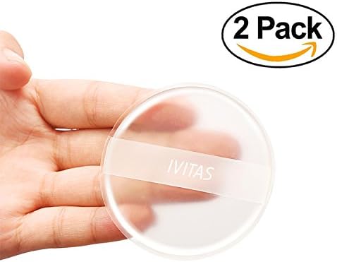IVITAS 2 Pack Silicone Makeup Sponge Blender With Free Case