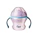 Tommee Tippee Closer to Nature First Sips Transition Cup, BPA-Free, 4+ Months, with Valve, Girl