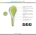 Michel Mercier Spa Brush - Detangling Hair Brush for Wet or Dry Hair (Normal Hair - Green)