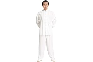 Positive Costume Adult Tai Chi Uniform Chinese Traditional Martial Arts Kung Fu Suit Cotton Linen Tang Suit