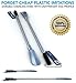 Professional Long Handled Metal Shoe Horn | Telescopic, Personally Adjustable | Extra Long 16-31 Inch, Extendable & Collapsible, Stainless Steel Shoehorn | Now Improved & Upgraded