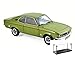 Norev Diecast Car & LED Display Case Package - 1975 Opel Manta, Lemon Green Metallic 183635 - 1/18 Scale Diecast Model Toy Car w/LED Display Case