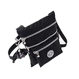 New Fashion Lady Handbag Shoulder Bag Tote Purse Nylon Women Messenger Hobo Bag (Black)