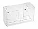Alpine Industries Acrylic Wall-Mounted Paper Towel Dispenser - Single or Multiple Towel Retrieval - Bi Fold and C Fold (Clear)