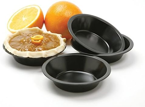 4 Pcs Black Nonstick Mini Pie Tart Quiche Shortcake Pan 5"