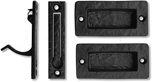 Iron Valley - 4" Square Pocket Pull/Edge Pull Kit - Solid Cast Iron