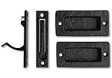Iron Valley - 4" Square Pocket Pull / Edge Pull Kit - Solid Cast Iron