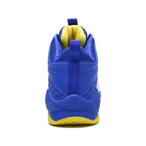 Beita Girls Basketball Shoes Boys High Tops Sneakers Athletic Trainers Shoes for Big Kids, Children, Teens, Boys, Professional Anti-Skid & Durable for Indoors & Outdoors Blue